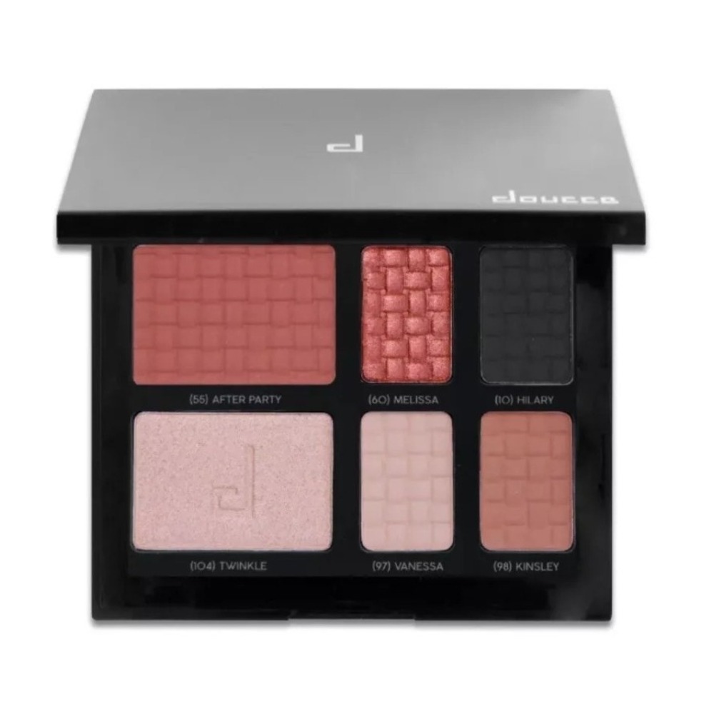 Doucce On The Go Palette - 4 Eyeshadows; 1 Highlighter; 1 Blush Free Shipping